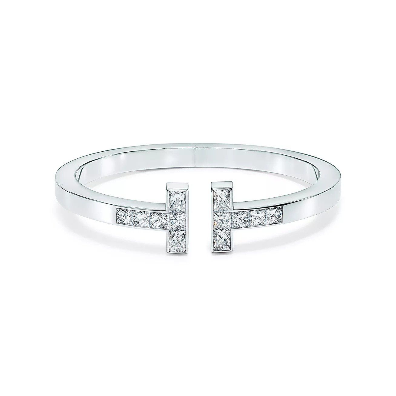  Tiffany T Princess-cut Diamond Square Bracelet 