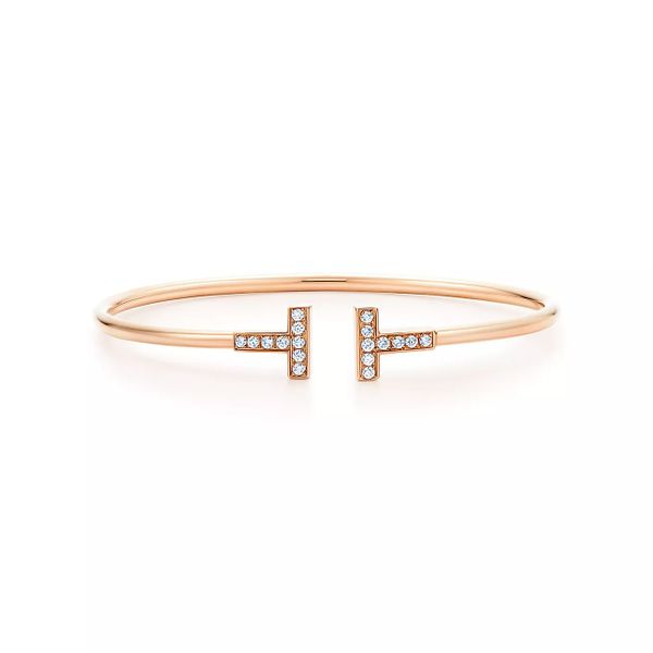  Tiffany T Diamond Wire Bracelet 