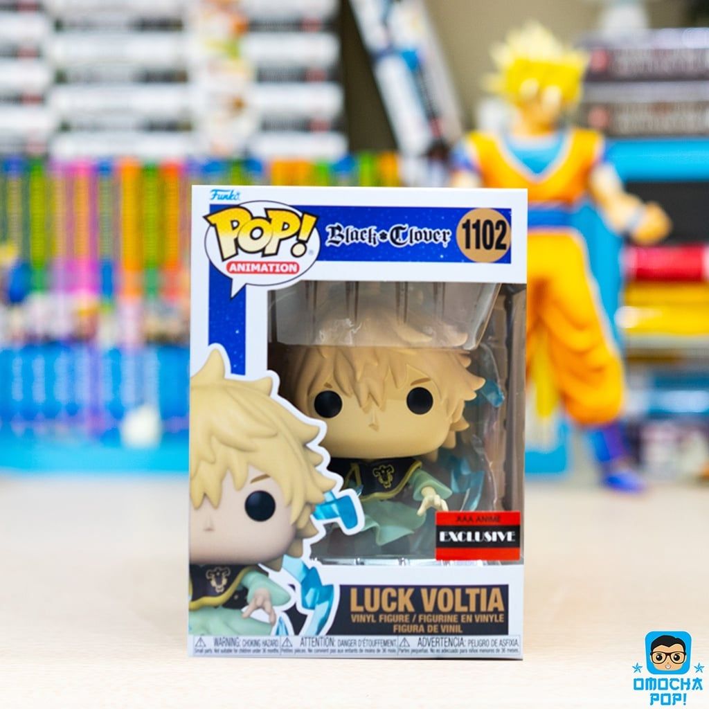 Funko Pop Anime Black Clover Luck Voltia Tem AAA Anime