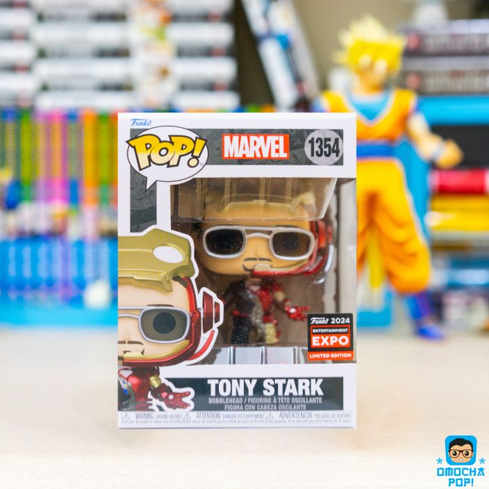 Mô Hình Chính Hãng Funko Pop! Marvel: Tony Stark #1354, C2E2 Exclusive Tặng Protector I.194849464 Mô Hình Chính Hãng Funko Pop! Marvel: Tony Stark #1354, C2E2 Exclusive Tặng Protector I.194849464