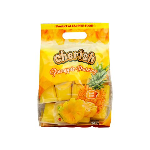  Thạch Pudding Cherish Vị Dứa - Túi 405G 