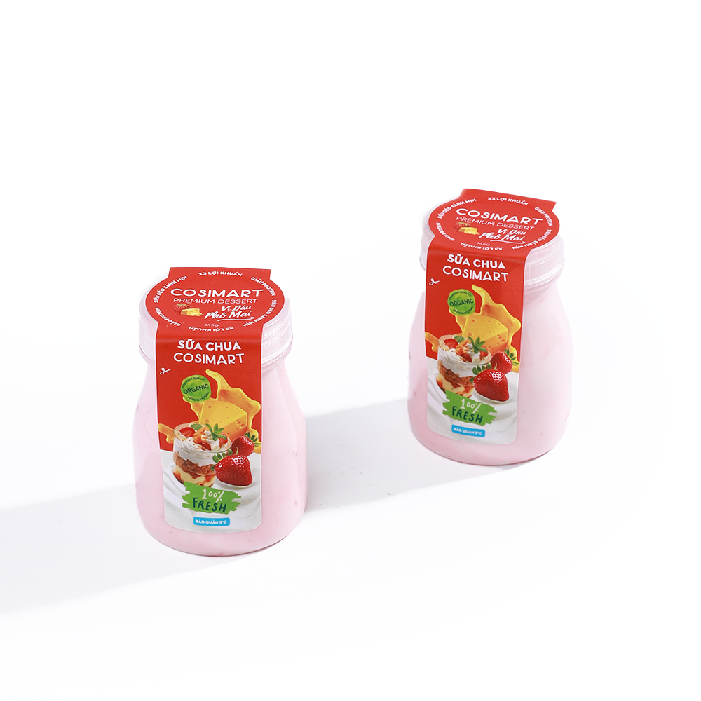  Sữa Chua Dâu Phô Mai 