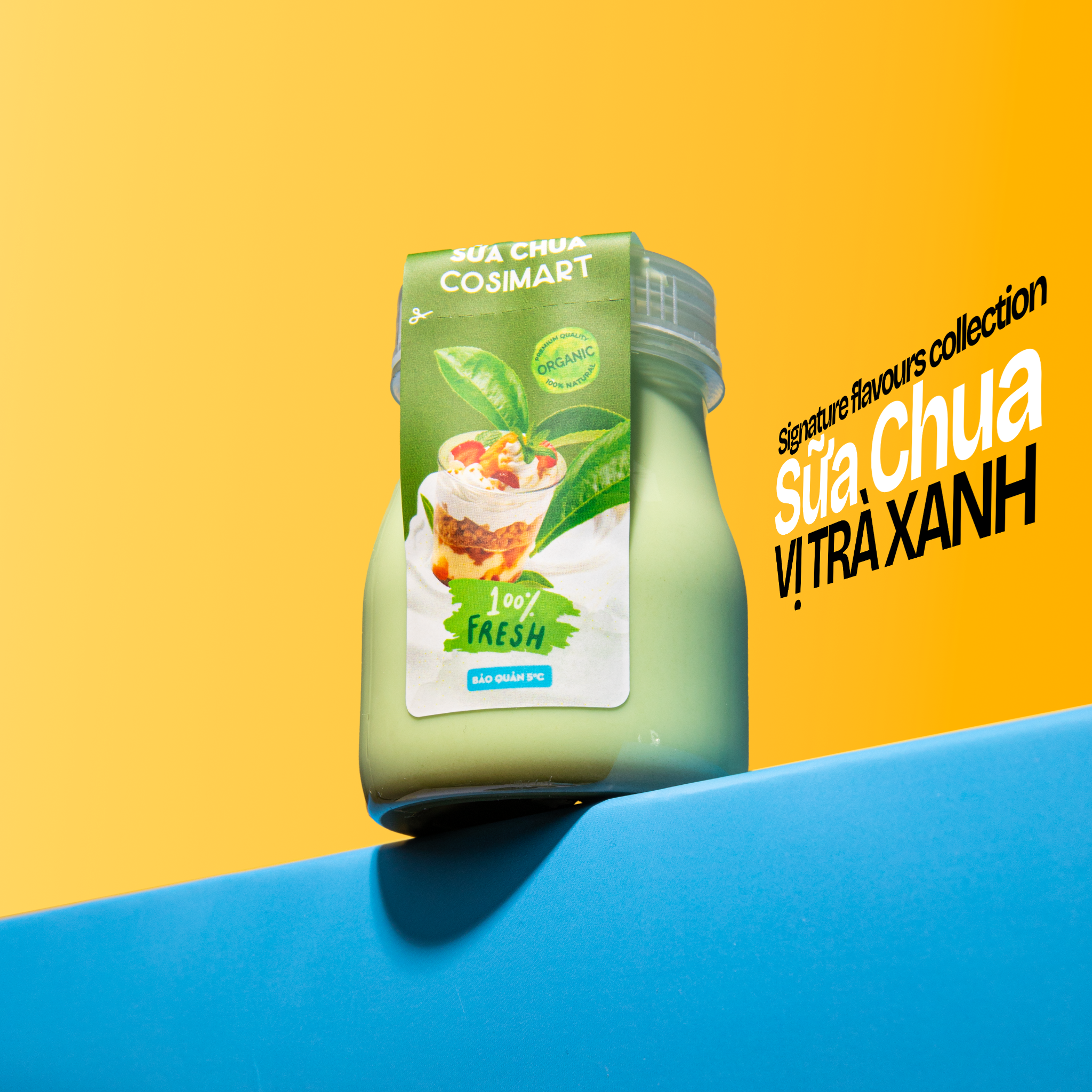  Sữa chua trà xanh 