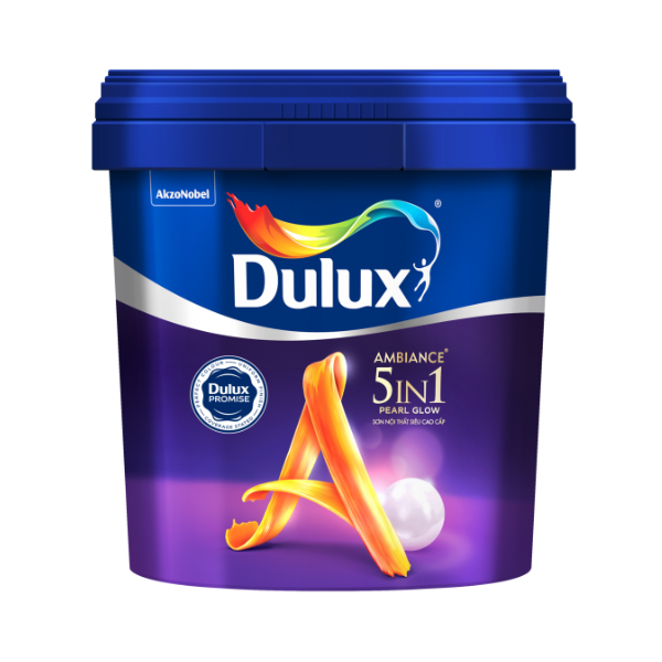 Sơn nội thất Dulux Ambiance 5in1 Pearl Glow Bóng Mờ 66A