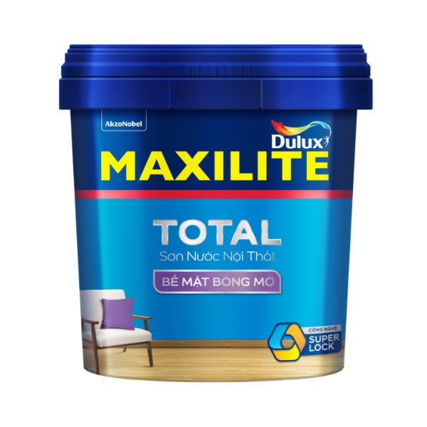Sơn nước nội thất Maxilite Total từ Dulux Bóng Mờ 30CB