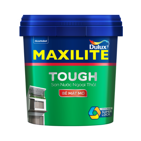 Sơn nước ngoại thất Maxilite Tough từ Dulux Mờ 28C