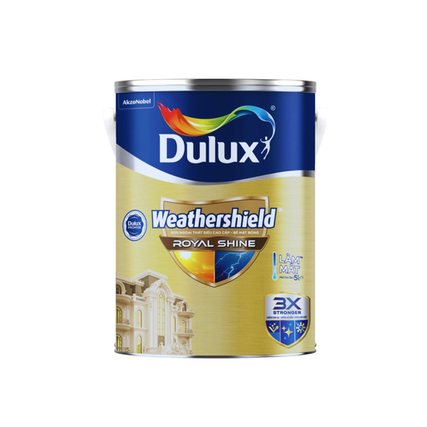 Sơn nước ngoại thất Dulux Weathershield Royal Shine Bóng RS86