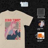  Áo thun Zero Two - Darling in the Franxx, Trùm Cuối Manga Anime, Cotton 100% Unisex 2 màu nam nữ 0443 