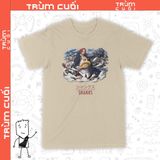  Áo thun Shank Tóc Đỏ - One Piece, Trùm Cuối Anime Cine, Cotton 100% 2 màu nam nữ 0165 
