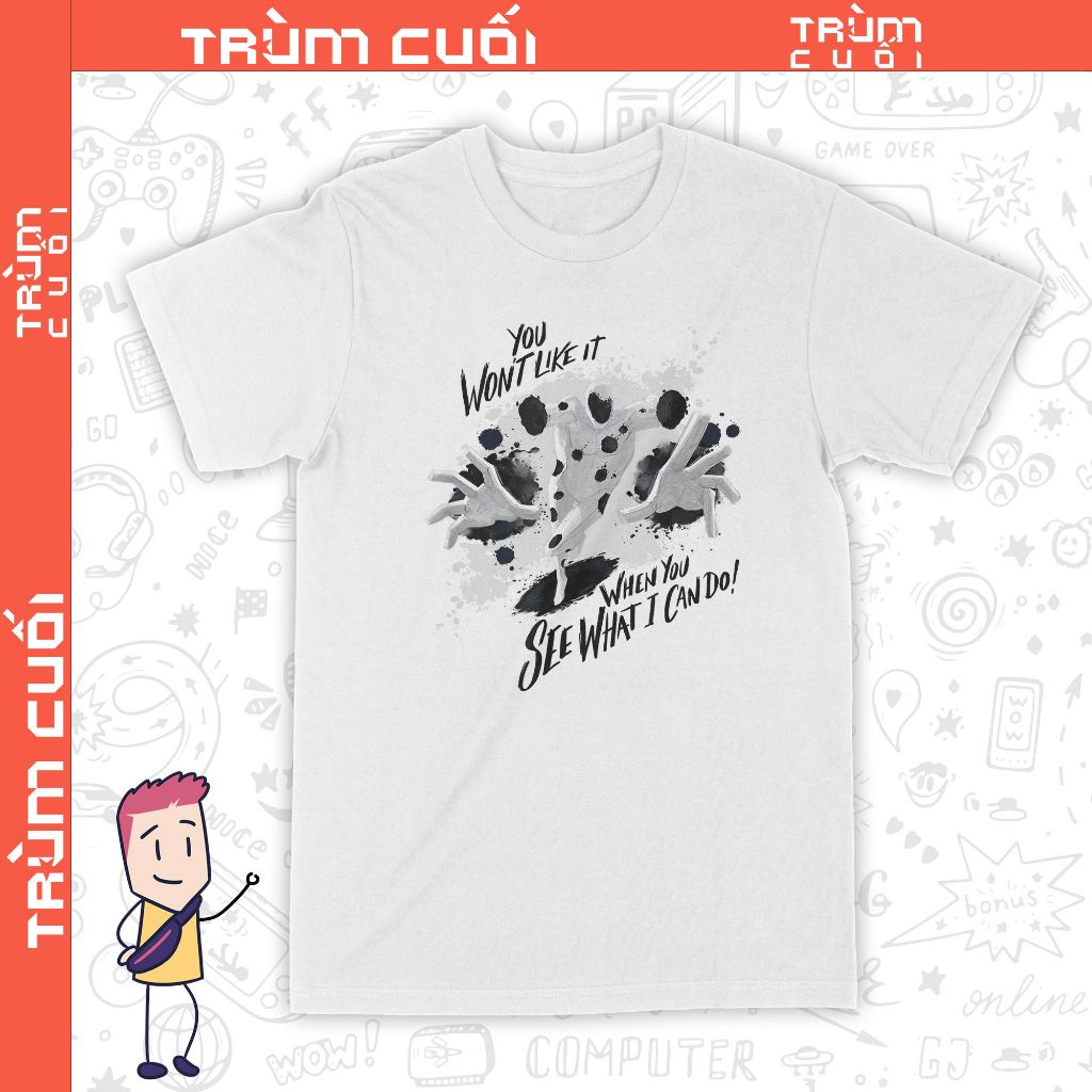  Áo thun The Spot - Across The Spider-Verse, Trùm Cuối Marvel Cine, Unisex Cotton 100% 2 màu nam nữ 0289 