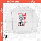  Áo sweater Rei Ayanami - Neon Genesis Evangelion Unisex Trùm Cuối Anime, Nỉ Bông 100% 2 màu nam nữ 0101 