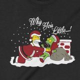  Áo Sweater Giáng Sinh nhà Simpsons, Trùm Cuối Christmas Cine, Cotton 100% 2 màu nam nữ 0183 