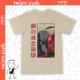 Áo thun Giả Kim Thuật - Fullmetal Alchemist, Trùm Cuối Anime, Cotton 100% 2 màu nam nữ 0327 