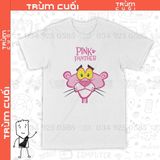  Áo thun Pink Panther, Trùm Cuối Cartoon Cine, Unisex Cotton 100% 2 màu nam nữ 0208 