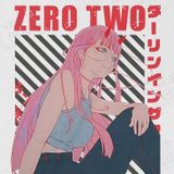  Áo thun Zero Two - Darling in the Franxx, Trùm Cuối Manga Anime, Cotton 100% Unisex 2 màu nam nữ 0443 