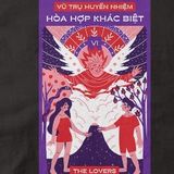  Áo thun Tarot - The Lovers, Firewood x Trùm Cuối, Unisex Cotton 100% 2 màu nam nữ 