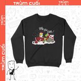  Áo Sweater Giáng Sinh nhà Simpsons, Trùm Cuối Christmas Cine, Cotton 100% 2 màu nam nữ 0183 