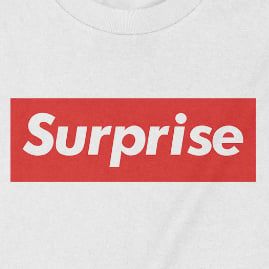  Áo thun Surpise, Trùm Cuối Meme, Unisex Cotton 100% nam nữ 0313 