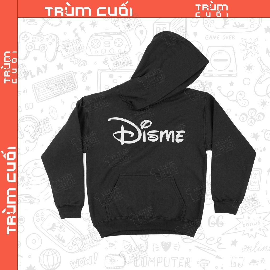  Áo Hoodie Gần Giống Disney, Trùm Cuối Meme, Nỉ Bông 100% Unisex nam nữ 0438 