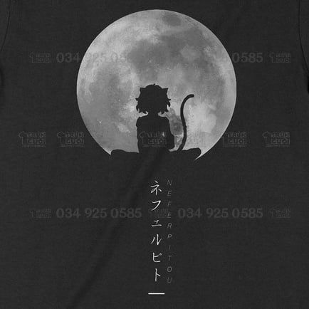  Áo thun Neferpitou - HXH Unisex Trùm Cuối Anime, Cotton 100% 2 màu nam nữ 0014 