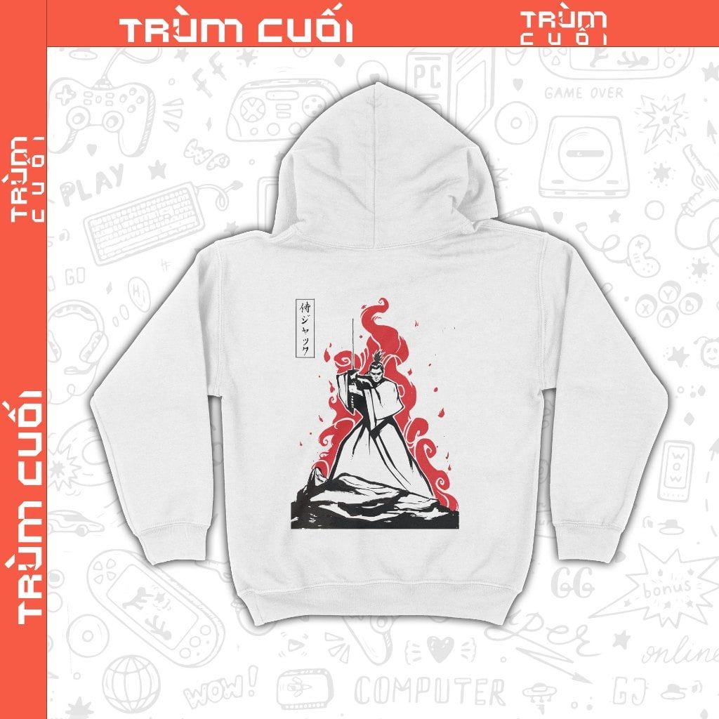  Áo Hoodie phim Samurai Jack, Trùm Cuối Cine Cartoon, Nỉ Bông 100% Unisex nam nữ 0363 