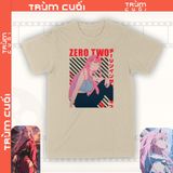  Áo thun Zero Two - Neon Genesis Evangelion Unisex Trùm Cuối Anime, Cotton 100% 2 màu nam nữ 0445 