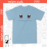  Áo thun Rùa Squirtle - Pokemon Unisex Trùm Cuối Manga Anime, Cotton 100% 2 màu nam nữ 0073 