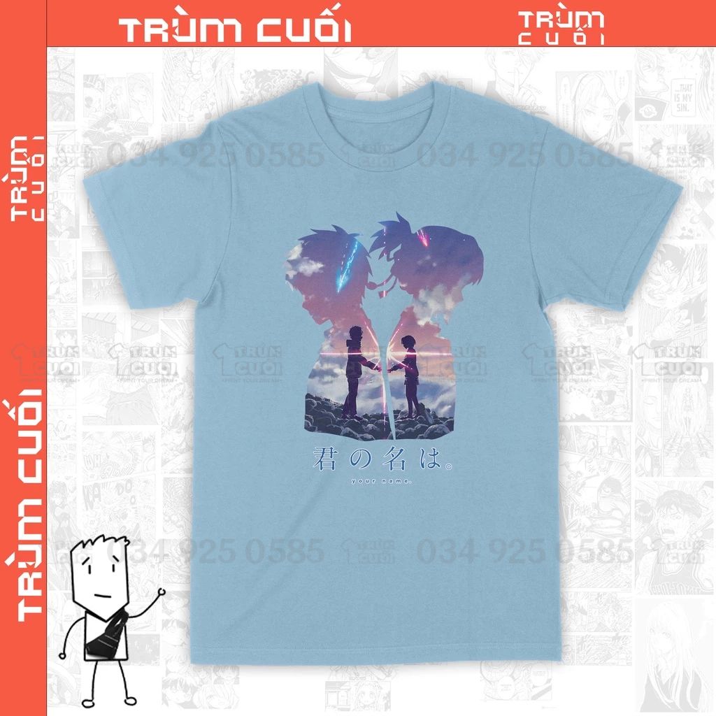 Áo thun Your Name – Tên cậu là gì? Trùm Cuối Anime Cine, Cotton 100% 2 màu nam nữ 0108 