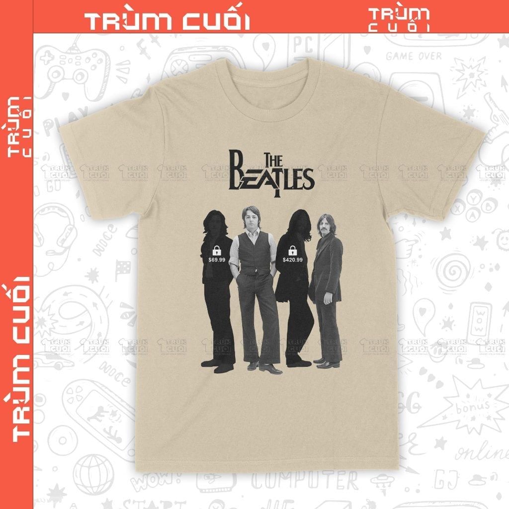 Áo thun the bEAtles, Trùm Cuối Game Meme, Unisex Cotton 100% 2 màu nam nữ 0419 