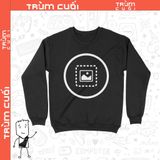  Áo Sweater Hình tự chọn, Trùm Cuối Customed, Nỉ bông 100% 2 màu nam nữ 