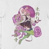  Áo thun Luyến Trụ - Mitsuri Kanroji: Kimetsu no Yaiba,Trùm Cuối Anime, Unisex Cotton 100% 2 màu nam nữ 0299 
