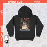  Áo  Hoodie Kaiju Totoro - Ghibli Unisex TSHIRT-HOLIC Anime,  Nỉ Bông 100% 2 màu nam nữ 