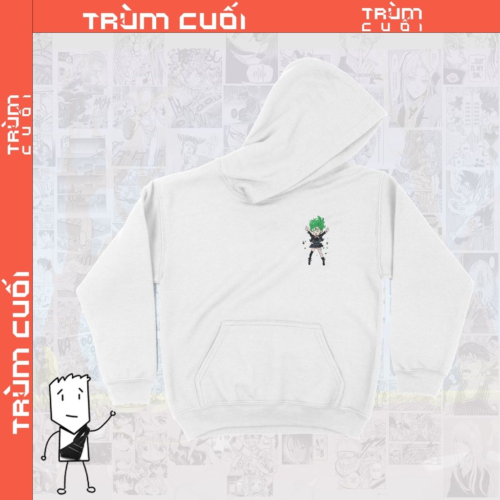  Áo  Hoodie One Punch Man: Tatsumaki Chibi, Trùm Cuối Manga Anime, Unisex Nỉ Bông 100% 2 màu nam nữ 0095 