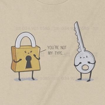  Áo thun Not My Type - Trùm Cuối Meme Unisex Cotton 100% 2 màu nam nữ 0143 