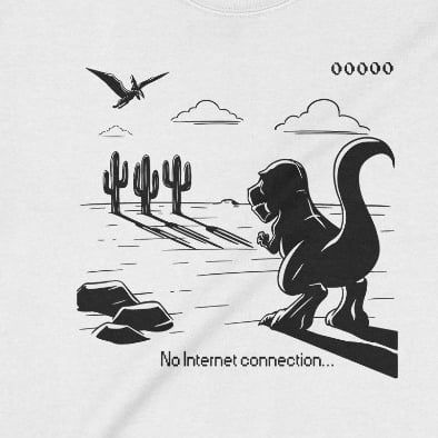  Áo Sweater Chrome Dino - Khủng Long Việt Dã, Trùm Cuối Game, Nỉ Bông 100% Unisex nam nữ 0423 