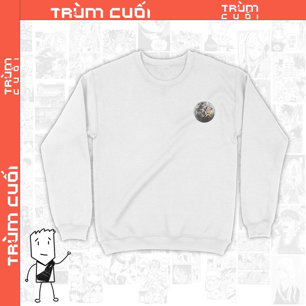  Áo Sweater One Punch Man: Saitama Chibi, Trùm Cuối Anime, Unisex Nỉ Bông 100% 2 màu nam nữ 0009 