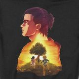  Áo Hoodie Eren - Khát Vọng Tự Do - Attack on Titan, Trùm Cuối Anime, Unisex Nỉ Bông 100% 2 màu nam nữ 0360 