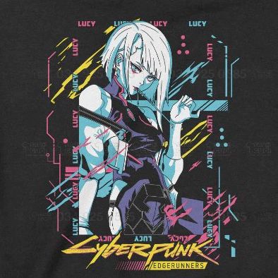  Áo Hoodie Lucy - Cyberpunk Edgerunner, Trùm Cuối Anime Game, Unisex Nỉ Bông 100% 2 màu nam nữ 0358 