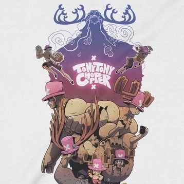 Áo Sweater Tony Tony Chopper - One Piece, Trùm Cuối Unisex Anime Cine, Nỉ Bông 100% 2 màu nam nữ 0161 