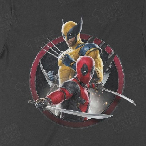  Áo thun Deadpool & Wolverine, Trùm Cuối Marvel Cine, Unisex Cotton 100% 2 màu nam nữ 0430 