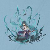  Áo thun Xiao - Ước Nguyện, Trùm Cuối Game Genshin, Unisex Cotton 100% 2 màu nam nữ 0246 