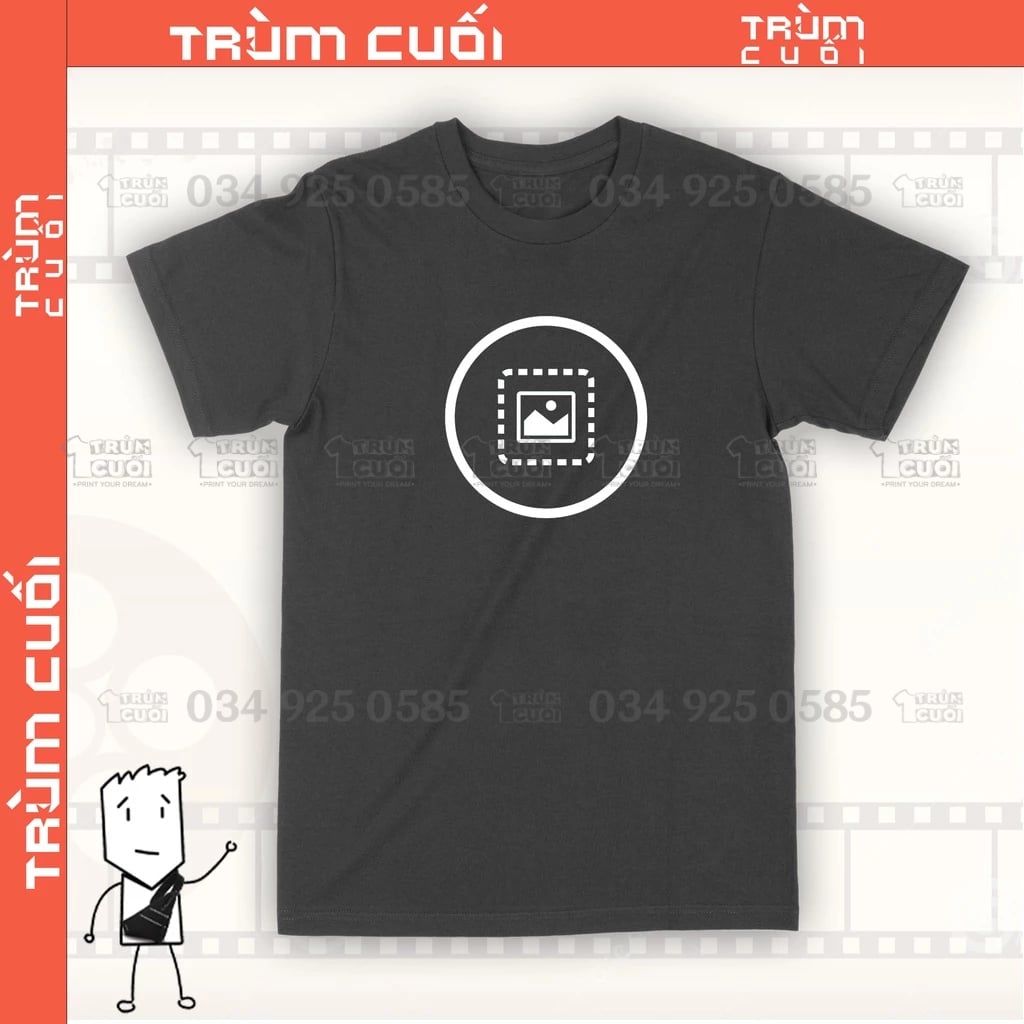  Áo thun Tự chọn, Trùm Cuối Customed, Cotton 100% 2 màu nam nữ 