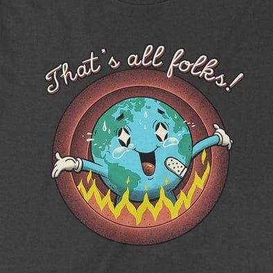  Áo thun Trái Đất Says Bye, Trùm Cuối Meme, Cotton 100% 2 màu nam nữ 0188 