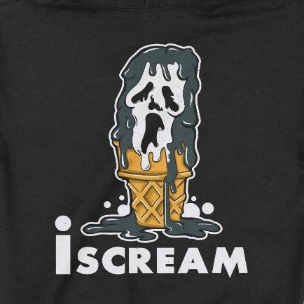  Áo Hoodie IScream, Trùm Cuối Halloween Horror Fes, Nỉ Bông 100% 2 màu nam nữ 0356 
