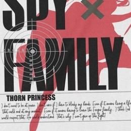  Áo  Hoodie Spy x Family: Thorn Princess Unisex TSHIRT-HOLIC Manga Anime,  Nỉ Bông 100% 2 màu nam nữ 