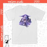  Áo thun Raiden Shogun - Ước Nguyện, Trùm Cuối Game Genshin, Unisex Cotton 100% 2 màu nam nữ 0258 