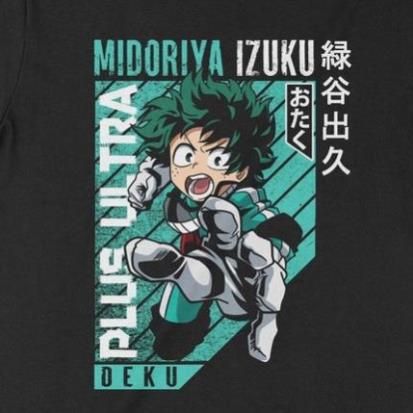  Áo Sweater Midoriya Izuku - Boku no Hero Academia, Trùm Cuối Manga Anime, Unisex Nỉ Bông 100% 2 màu nam nữ 0045 