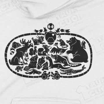  Áo Hoodie Robot Hoang Dã - The Wild Robot, Trùm Cuối Cine, Nỉ Bông 100% Unisex nam nữ 2 màu 0459 