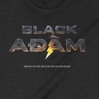  Áo Sweater Black Adam - Trùm Cuối DC Unisex Cine, Nỉ Bông 100% 2 màu nam nữ 0126 