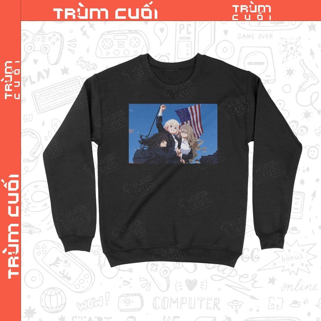  Áo sweaeter Đỗ Nam Trung ver Wibu, Trùm Cuối Meme, Nỉ Bông 100% Unisex nam nữ 0439 